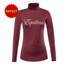 Equiline Turtleneck Shirt Dames - Bordeaux